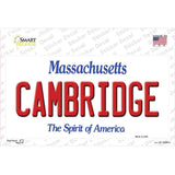 Cambridge Massachusetts Novelty Sticker Decal