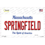 Springfield Massachusetts Novelty Sticker Decal