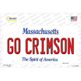 Go Crimson Massachusetts Novelty Sticker Decal
