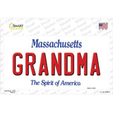 Grandma Massachusetts Novelty Sticker Decal