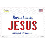 Jesus Massachusetts Novelty Sticker Decal