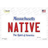 Native Massachusetts Novelty Sticker Decal