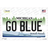 Go Blue Michigan Novelty Sticker Decal