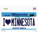 I Love Minnesota Novelty Sticker Decal