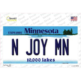 N Joy MN Minnesota Novelty Sticker Decal