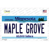 Maple Grove Minnesota State Novelty Sticker Decal