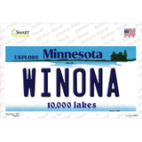 Winona Minnesota State Novelty Sticker Decal