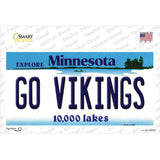 Go Vikings Minnesota Novelty Sticker Decal