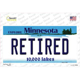 Retired Minnesota State Novelty Sticker Decal