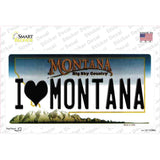 I Love Montana State Novelty Sticker Decal