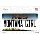 Montana Girl State Novelty Sticker Decal