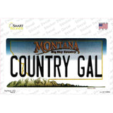 Country Gal Montana State Novelty Sticker Decal