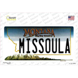 Missoula Montana State Novelty Sticker Decal
