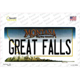 Great Falls Montana State Novelty Sticker Decal