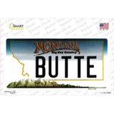 Butte Montana State Novelty Sticker Decal