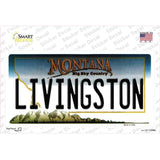 Livingston Montana State Novelty Sticker Decal
