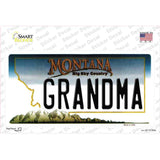 Grandma Montana State Novelty Sticker Decal