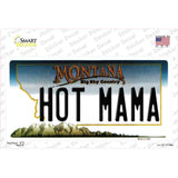 Hot Mama Montana State Novelty Sticker Decal