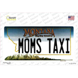 Moms Taxi Montana State Novelty Sticker Decal