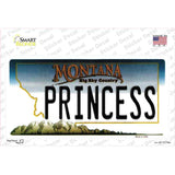 Princess Montana State Novelty Sticker Decal