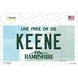 Keene New Hampshire State Novelty Sticker Decal