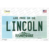 Lincoln New Hampshire State Novelty Sticker Decal
