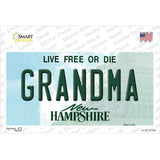 Grandma New Hampshire State Novelty Sticker Decal