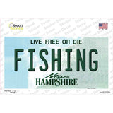 Fishing New Hampshire State Novelty Sticker Decal