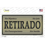 Retirado Novelty Sticker Decal