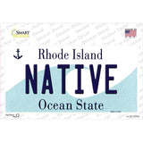 Native Rhode Island State Novelty Sticker Decal