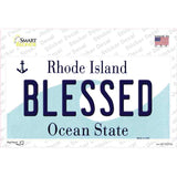 Blessed Rhode Island State Novelty Sticker Decal