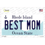 Best Mom Rhode Island State Novelty Sticker Decal