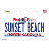 Sunset Beach North Carolina State Novelty Sticker Decal