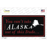 Alaska Dude Novelty Sticker Decal