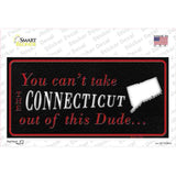 Connecticut Dude Novelty Sticker Decal