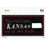Kansas Dude Novelty Sticker Decal