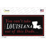 Louisiana Dude Novelty Sticker Decal