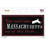 Massachusetts Dude Novelty Sticker Decal