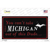 Michigan Dude Novelty Sticker Decal