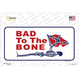 Bad To The Bone Novelty Sticker Decal