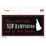 New Hampshire Dude Novelty Sticker Decal