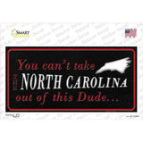 North Carolina Dude Novelty Sticker Decal