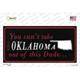 Oklahoma Dude Novelty Sticker Decal