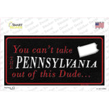 Pennsylvania Dude Novelty Sticker Decal