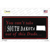 South Dakota Dude Novelty Sticker Decal
