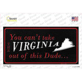 Virginia Dude Novelty Sticker Decal
