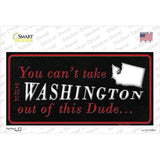 Washington Dude Novelty Sticker Decal