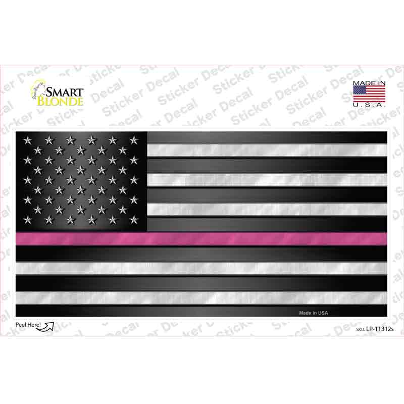 Thin Pink Line Novelty Sticker Decal