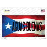 Aguas Buenas Puerto Rico Flag Novelty Sticker Decal