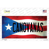 Canovanas Puerto Rico Flag Novelty Sticker Decal